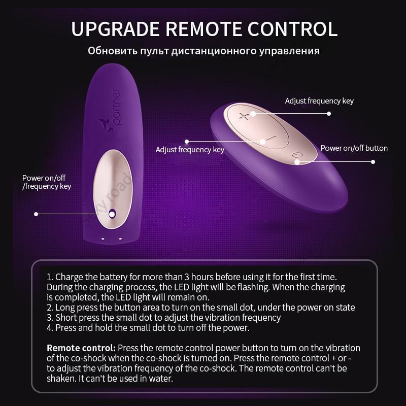Satisfyer Partner Plus  G Spot  Silicone Vibration Wireless Remote Control Vibrator