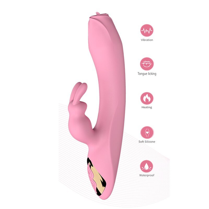 Dibe 12 Female licking rabbit vibrator sex toy - lovemesexRabbit Vibrators