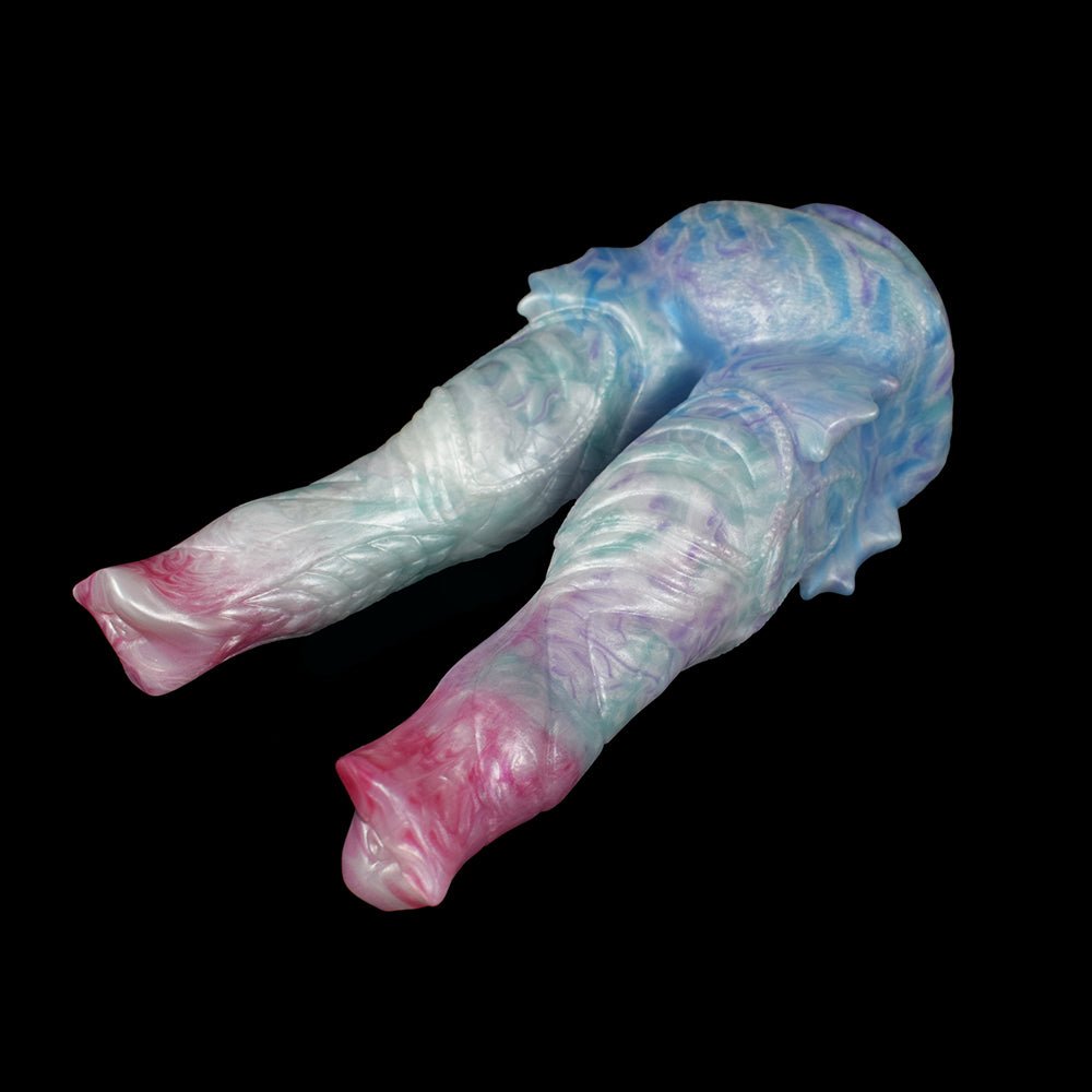 Double Heads Thick Beast Dildo With Suction Cup - lovemesexDildos