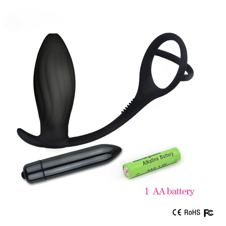 SexBay Inside Job Silicone Cock Ring and Butt Plug