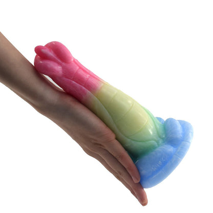 Explosive Muscle Soft Tongue Tease Dildo with Suction Cup - lovemesexDildos