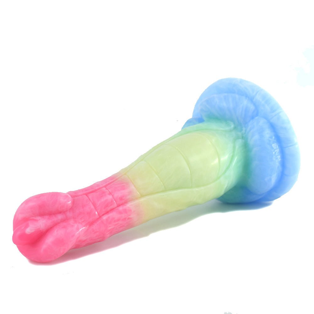 Explosive Muscle Soft Tongue Tease Dildo with Suction Cup - lovemesexDildos