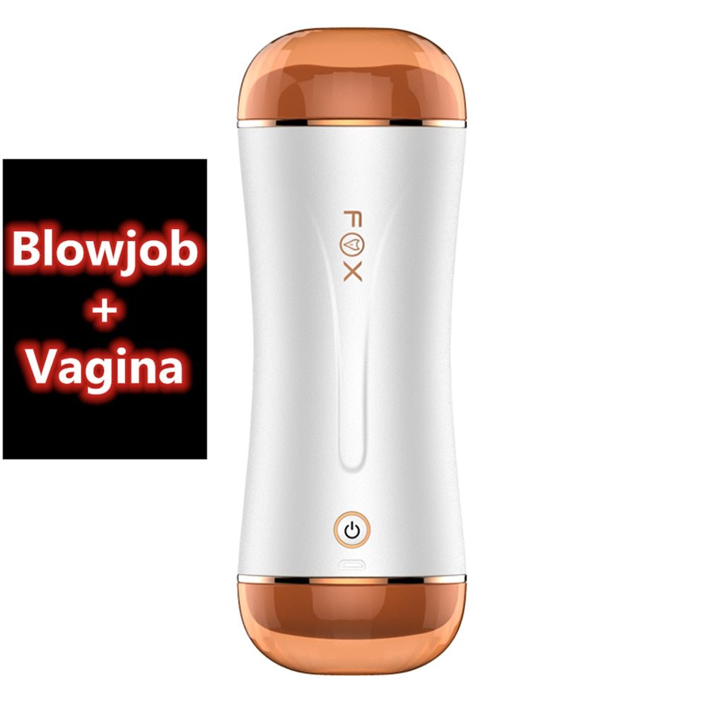 Fox Blowjob Dual Mode Male Masturbator Sex Toys - lovemesex Fox Blowjob Dual Mode Male Masturbator Sex Toys - lovemesex