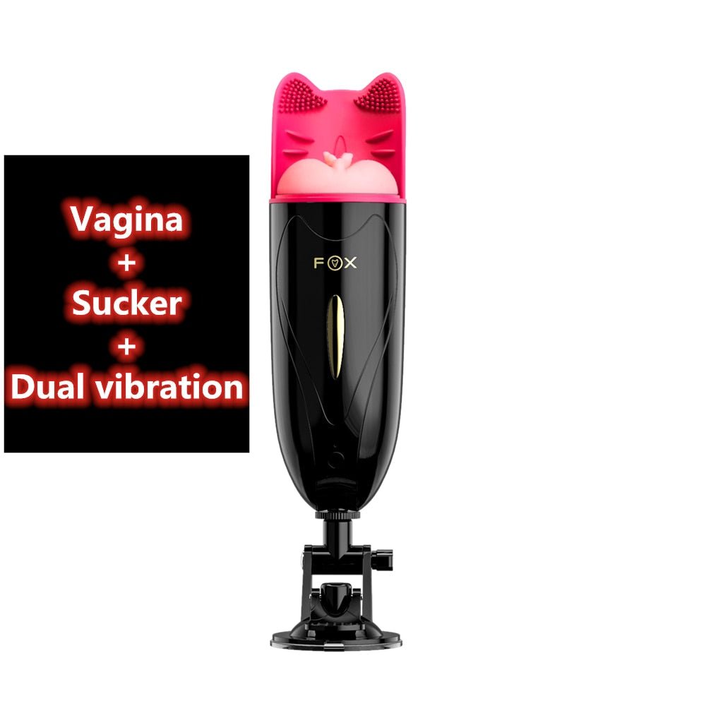 Fox Blowjob Dual Mode Male Masturbator Sex Toys - lovemesex Fox Blowjob Dual Mode Male Masturbator Sex Toys - lovemesex