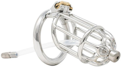 FRRK H106 male chastity device with Urethral Tube - lovemesexChastity Devices