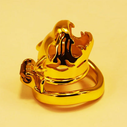 FRRK H110 Leopard design chastity cock cages - lovemesexChastity Devices
