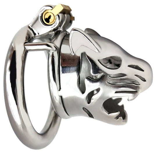 FRRK H110 Leopard design chastity cock cages - lovemesexChastity Devices