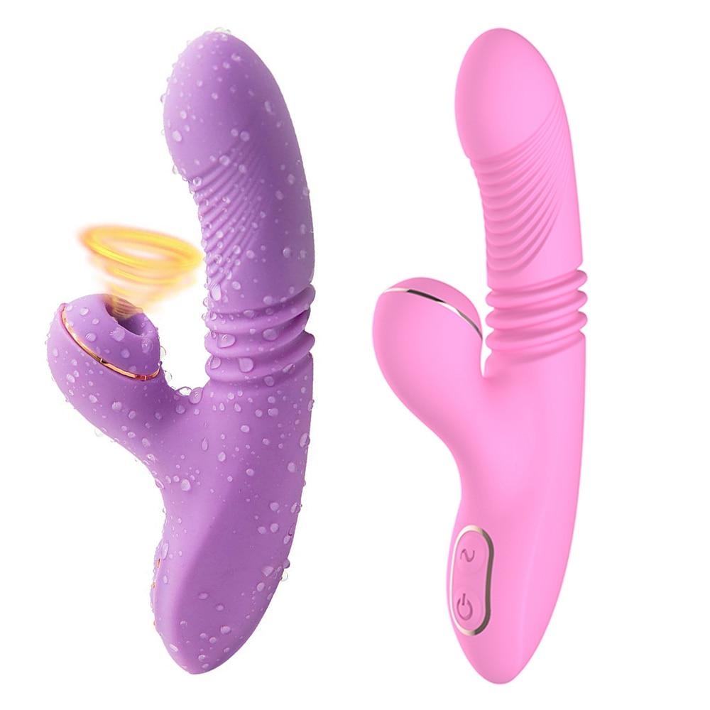 Horniest G-Spot & Clitoral Dildo Vibrator - lovemesexRabbit Vibrators