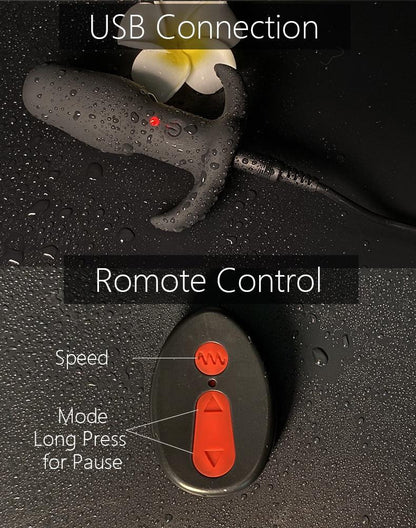 HOTBOY Automatic Electric Remote Control Small Anal Plug Prostate Vibrator - lovemesexAnal Vibrators