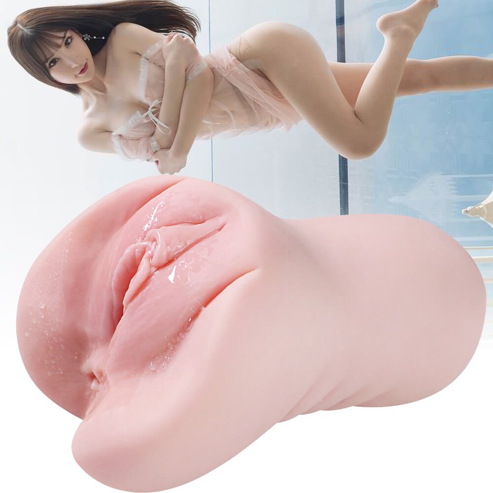 JIUAI Morita vulva anus 2-in-1 pocket pussy masturbation sex toy - lovemesexRealistic Vaginas