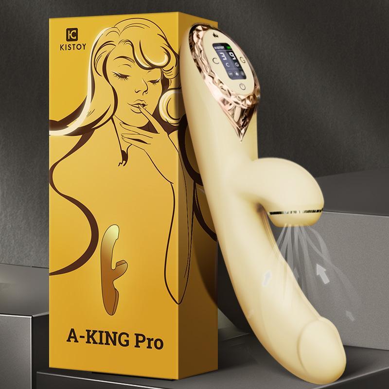 KISTOY A-KING PRO Inflation Vibrator With LED Screen - lovemesexRabbit Vibrators