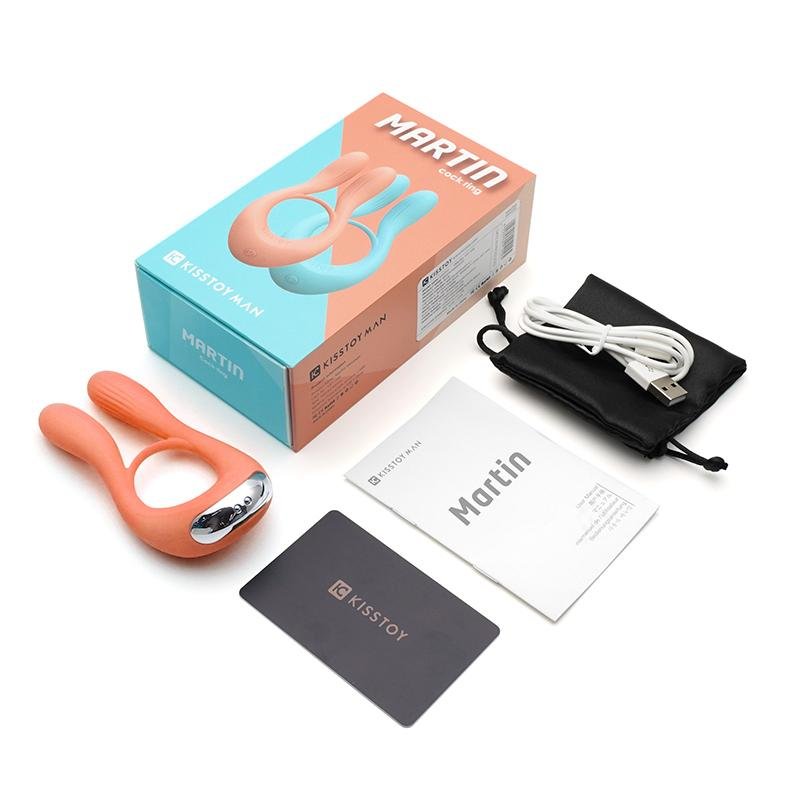 KISTOY Martin The Couple Toy Stimulator For Ladies And Cock Ring For Gentlemen - lovemesexCock Ring