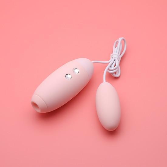 KISTOY VV Female Masturbation Vibrator Egg Sucking - lovemesexLove Eggs & Jiggle Balls