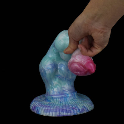 Large Knot Dog Dildo With Suction Cup Simulation Protruding Cock Head - lovemesexDildos