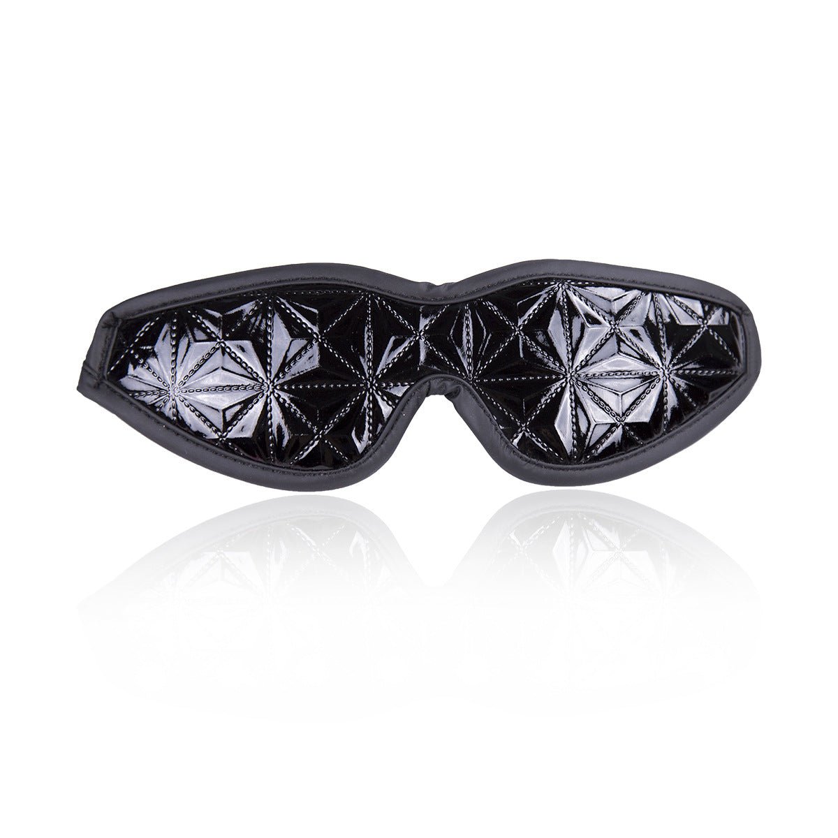 Leather Eye Mask Diamond Style - lovemesexBlindfolds, Masks and Gags