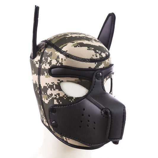 Leather Sponge SM Dog Head Set Mask Breathable - lovemesexBlindfolds, Masks and Gags