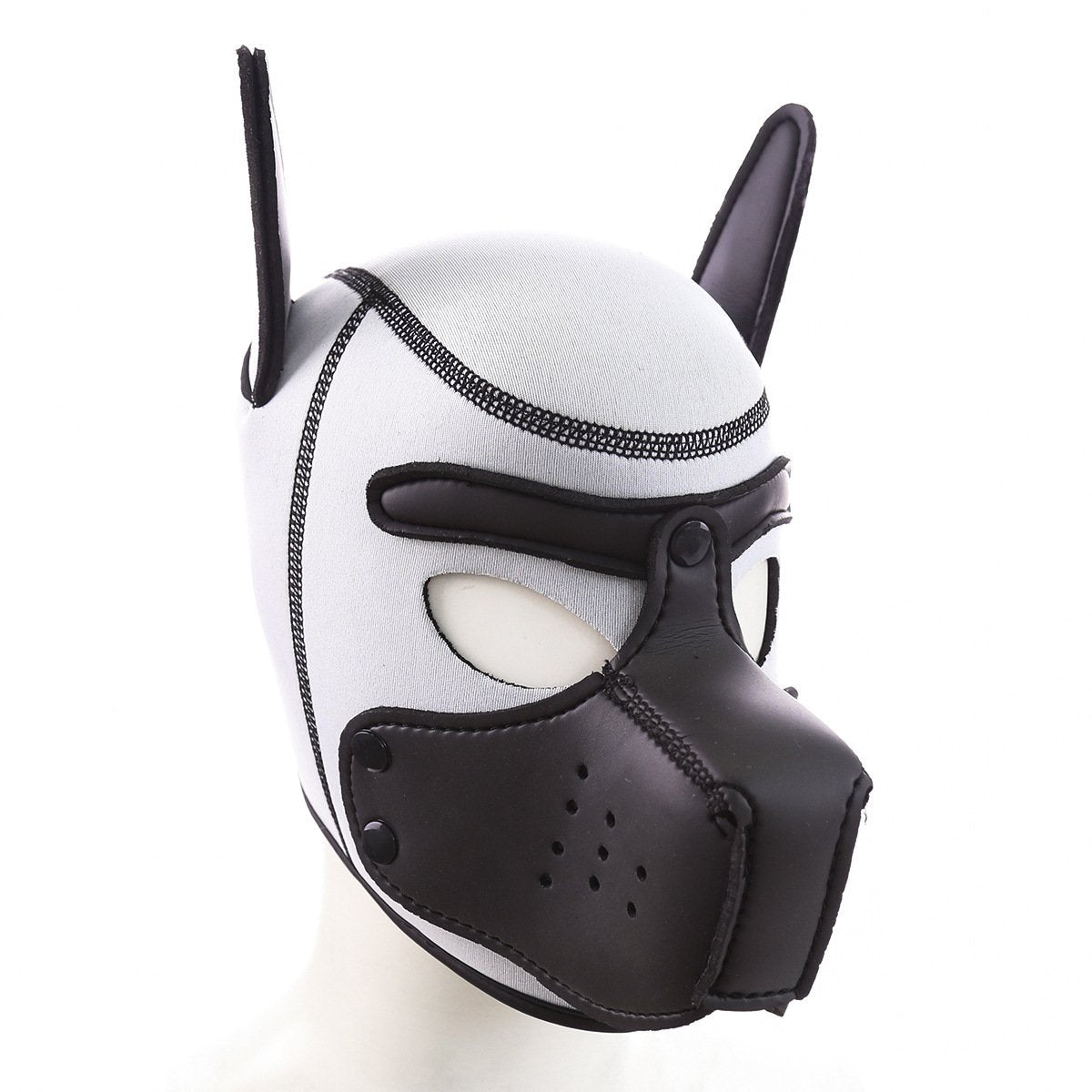 Leather Sponge SM Dog Head Set Mask Breathable - lovemesexBlindfolds, Masks and Gags
