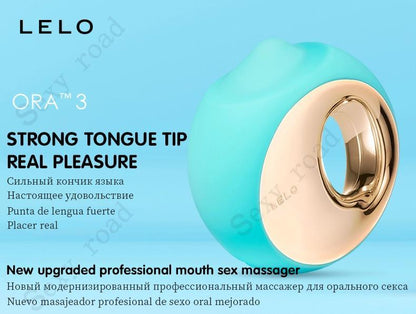 LELO ORA 3 Simulate Tongue Rotation Vibrator Clitoral Stimulator Vaginal Tongue Licking Pussy Licking Toy - lovemesexClitoral Suction Vibrators