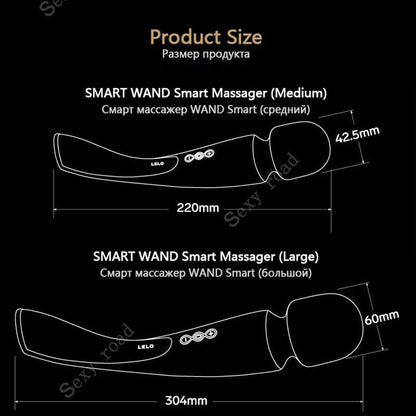 LELO Smart Wands Woman Masturbation Massager Magic Wand Big Vibrator G Spot - lovemesexMagic Wand Vibrators