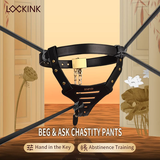LOCKINK SEVANDA Beg & Ask Chastity Pants - lovemesexChastity Devices