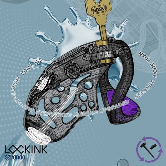 LOCKINK SEVANDA Nautilus Chastity Cage - lovemesexChastity Devices