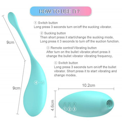Lovemesex Female G-Spot Vibrator Vaginal Ball - lovemesexClitoral Suction Vibrators