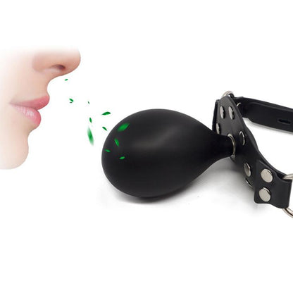 Lovemesex Inflatable Mouth Plug Ball Gag - lovemesexBlindfolds, Masks and Gags