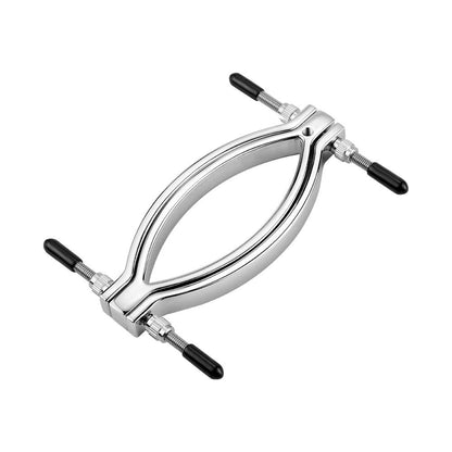 Lovemesex Stainless Steel Adjustable Pussy Clamp With Chain - lovemesexNipple and Clit Toys