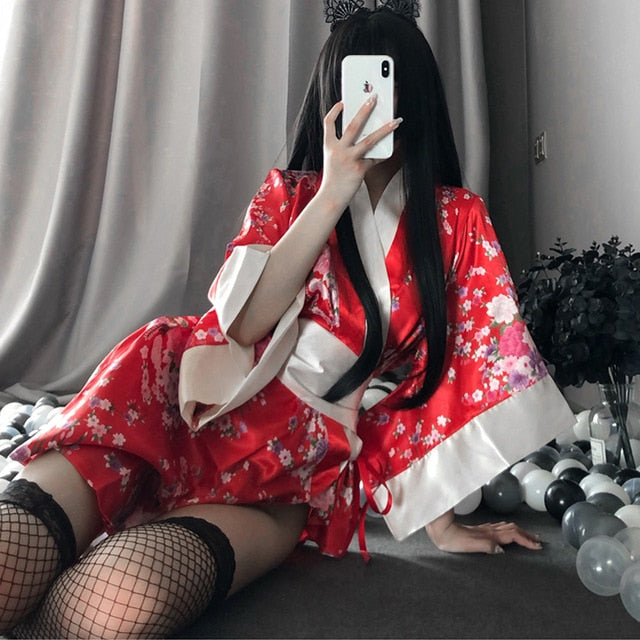 Yanina's Sleepwear Floral Kimono
